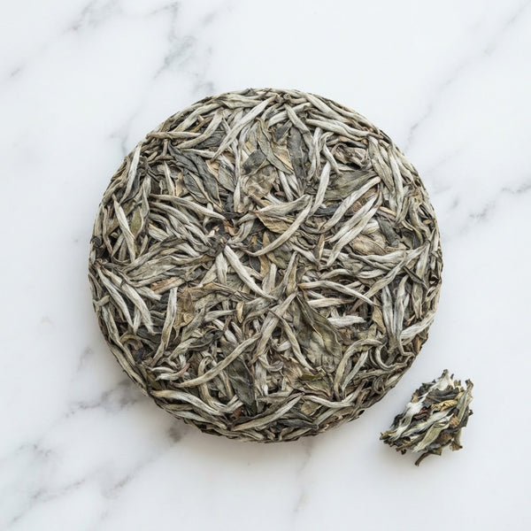 Baihao Yinzhen Bing Silver Needle Cake, Moonlight White Tea, Yunnan (342g)