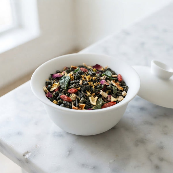 Mint/Lemon/Rose/Osmanthus/Ginger/Orange/Goji Berry Green Tea, Zhejiang – AAA