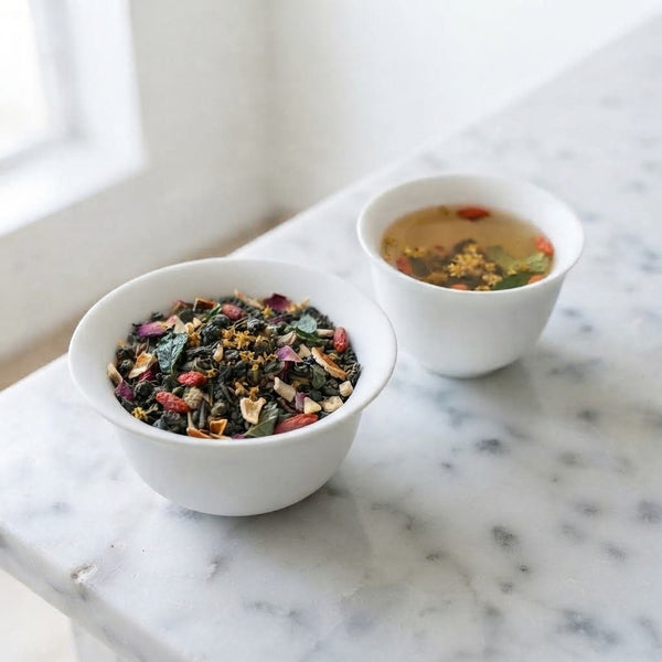 Mint/Lemon/Rose/Osmanthus/Ginger/Orange/Goji Berry Green Tea, Zhejiang – AAA