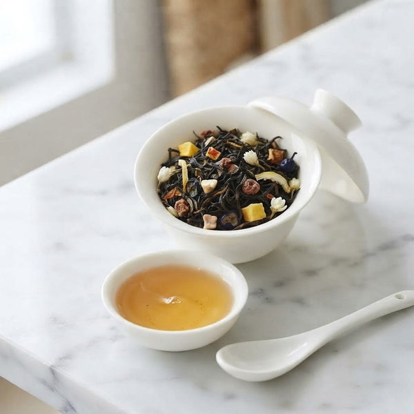 Mango/Lemon/Lychee/Blueberry/Apple/Jasmine/Orange Vanilla Black Tea, Fujian – Standard