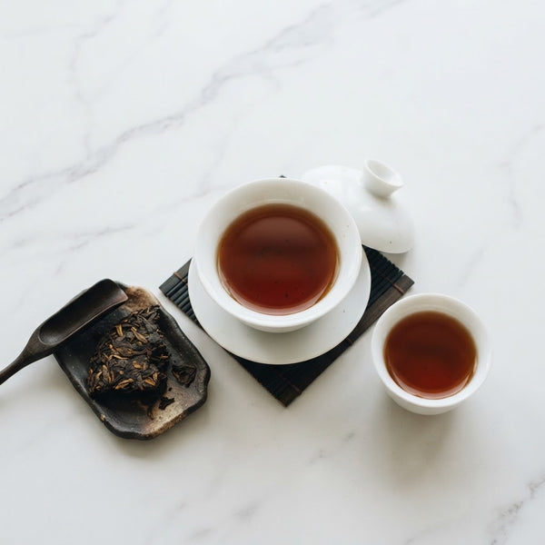 Ripe Pu'er Teacake, Aged Tree Remote Mountain (Shenshanlaoshu)