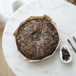 Raw Pu'er Teacake, Purple Tea