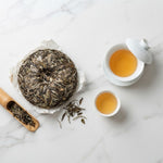 Raw Pu'er Teacake, Yue Guang Bai